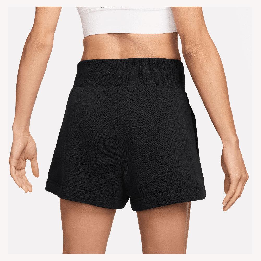 Women's Court High-Waisted Heritage Phoenix Fleece Shorts Black
