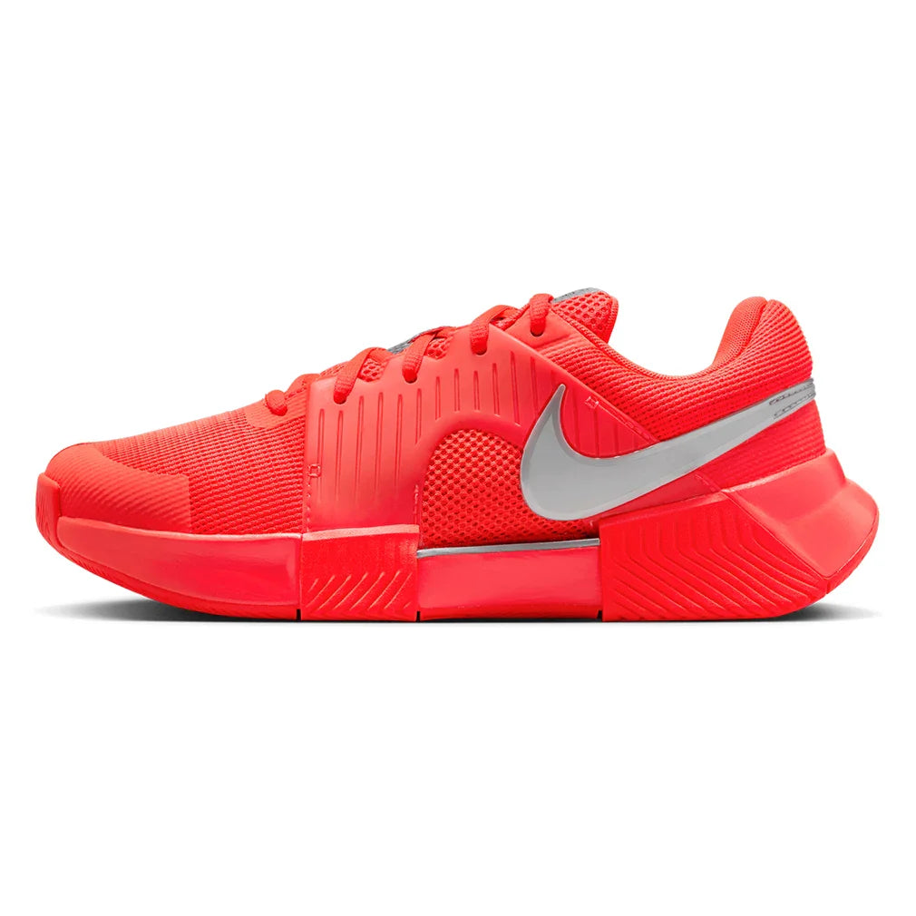 Women's Zoom GP Challenge 1 PRM New York Shoes Bright Crimson and Metallic Silver