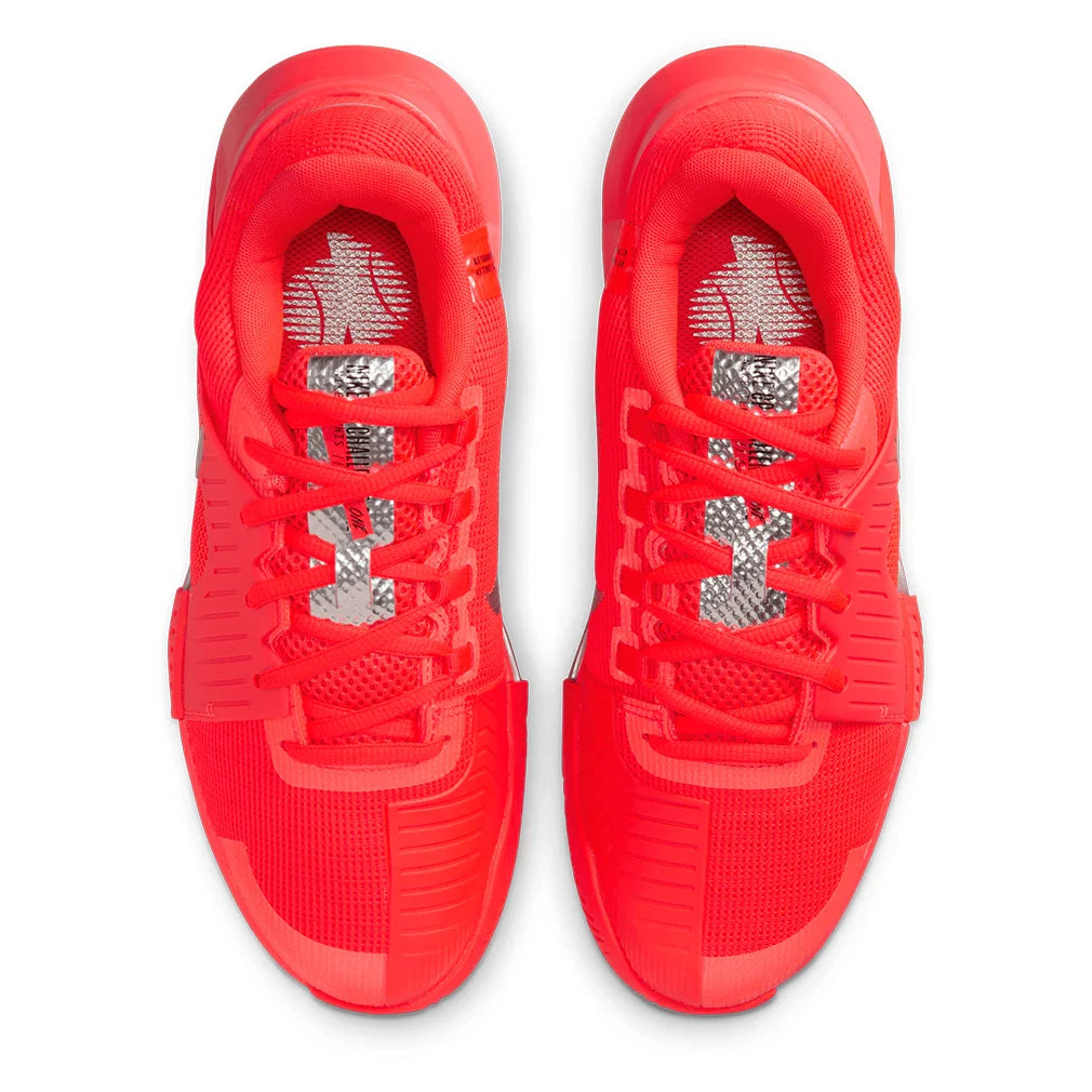 Women's Zoom GP Challenge 1 PRM New York Shoes Bright Crimson and Metallic Silver