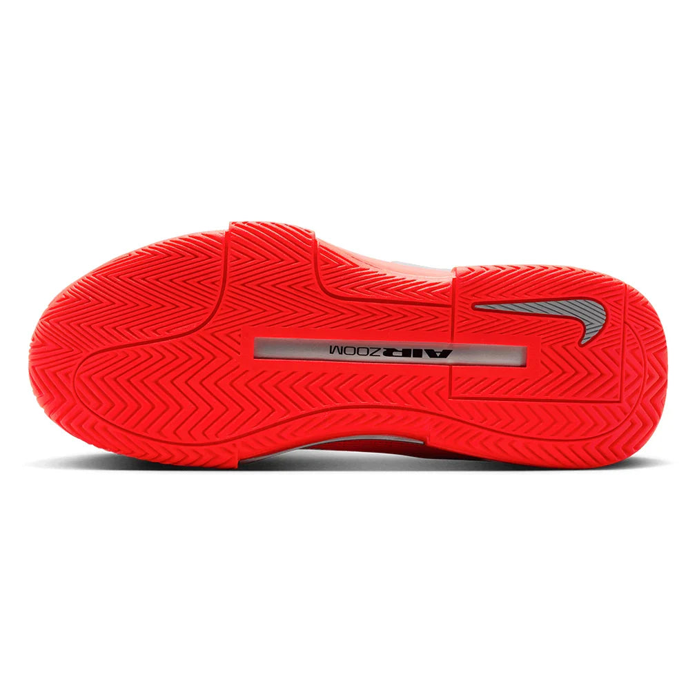 Women's Zoom GP Challenge 1 PRM New York Shoes Bright Crimson and Metallic Silver