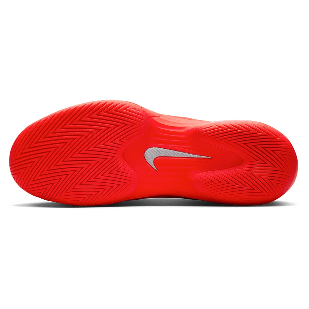 Women's Zoom Vapor 12 PRM New York Shoes Bright Crimson and Metallic Silver