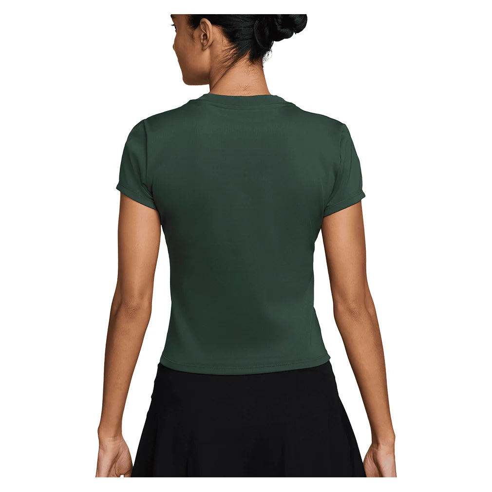 Women's Court Dri-FIT Advantage Short-Sleeve Tennis Top Fir
