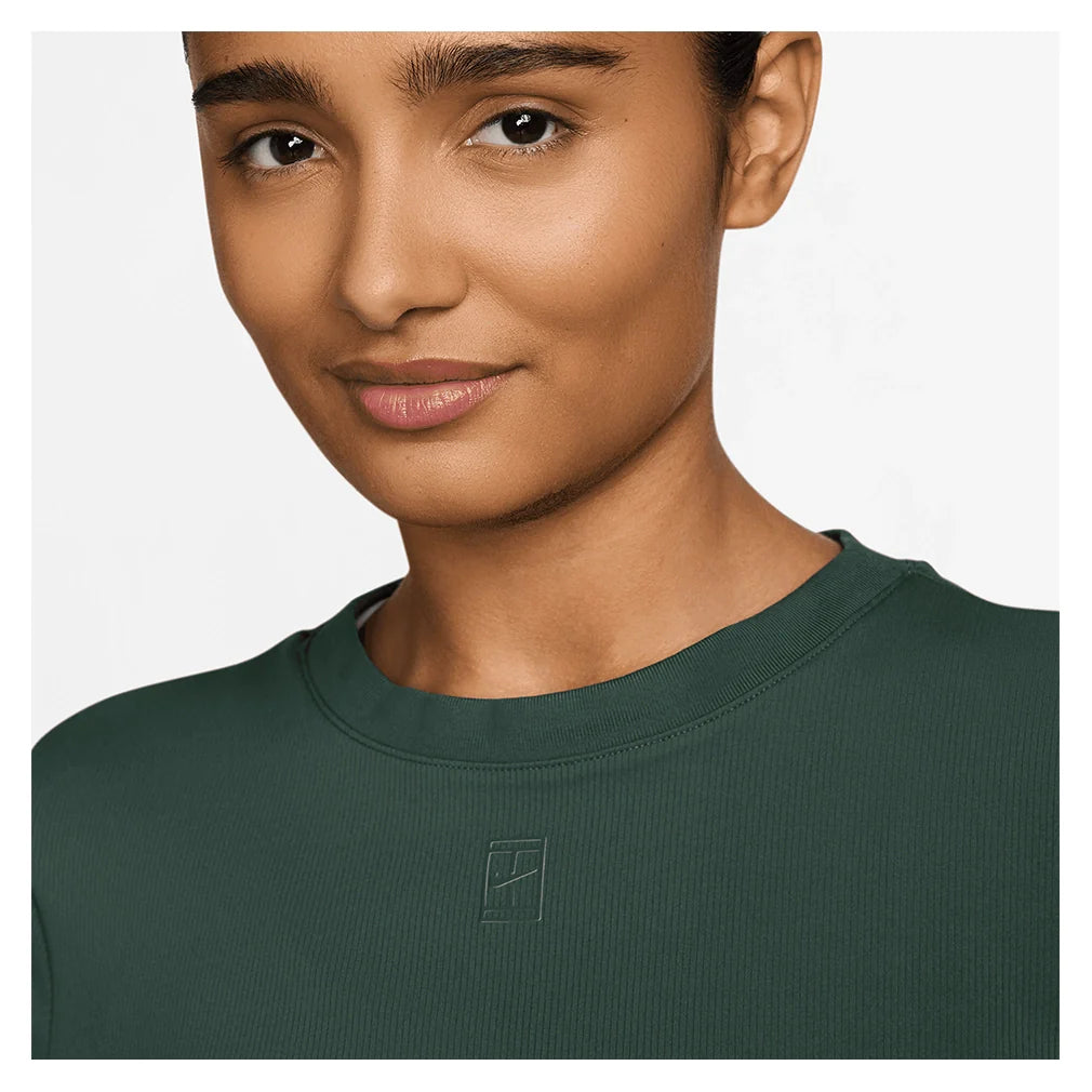 Women's Court Dri-FIT Advantage Short-Sleeve Tennis Top Fir