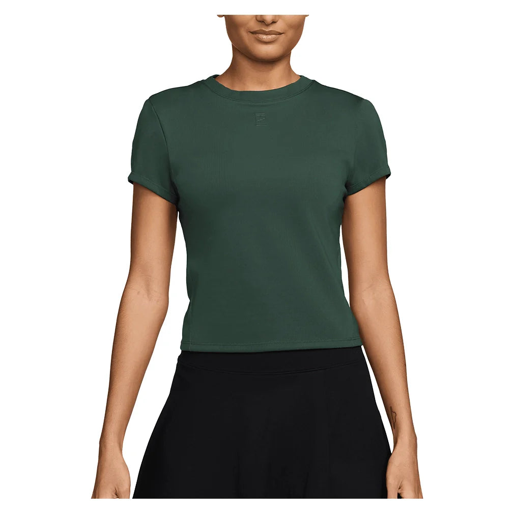 Women's Court Dri-FIT Advantage Short-Sleeve Tennis Top Fir