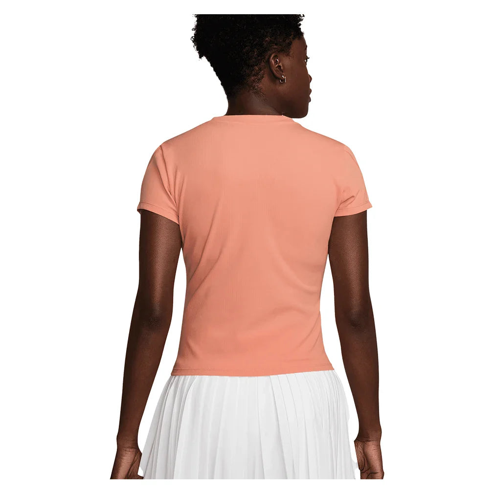 Women's Dri-Fit Advantage Short Sleeve Top Apricot Agate