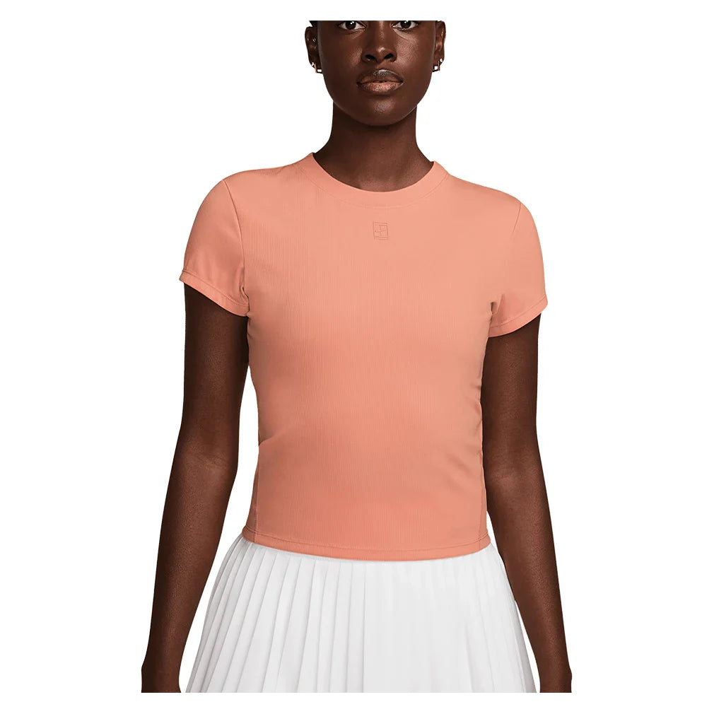 Women's Dri-Fit Advantage Short Sleeve Top Apricot Agate