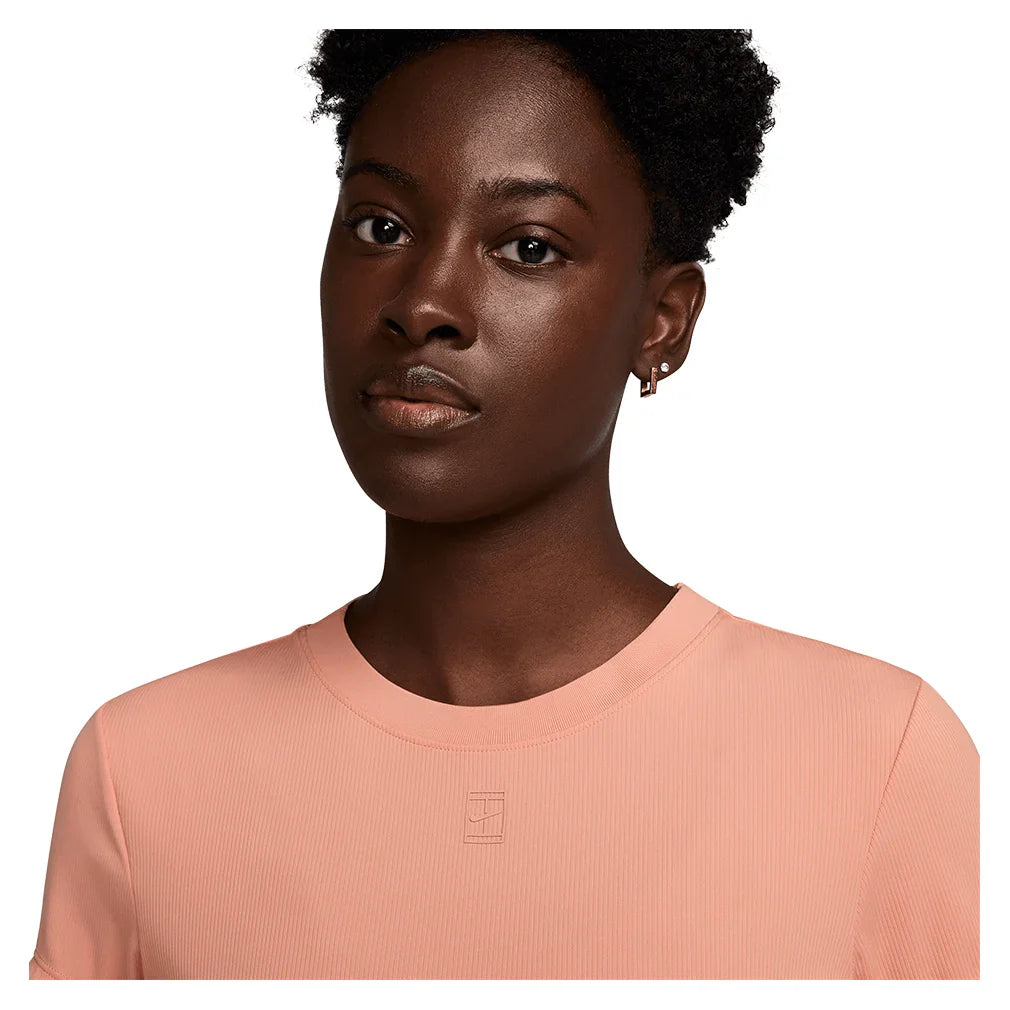 Women's Dri-Fit Advantage Short Sleeve Top Apricot Agate