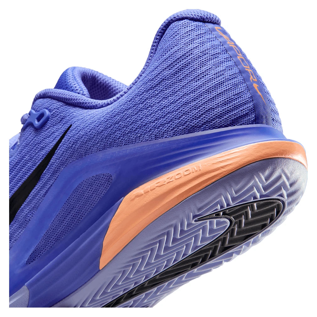 Women's Zoom Vapor 12 Clay Shoes Sapphire and Black