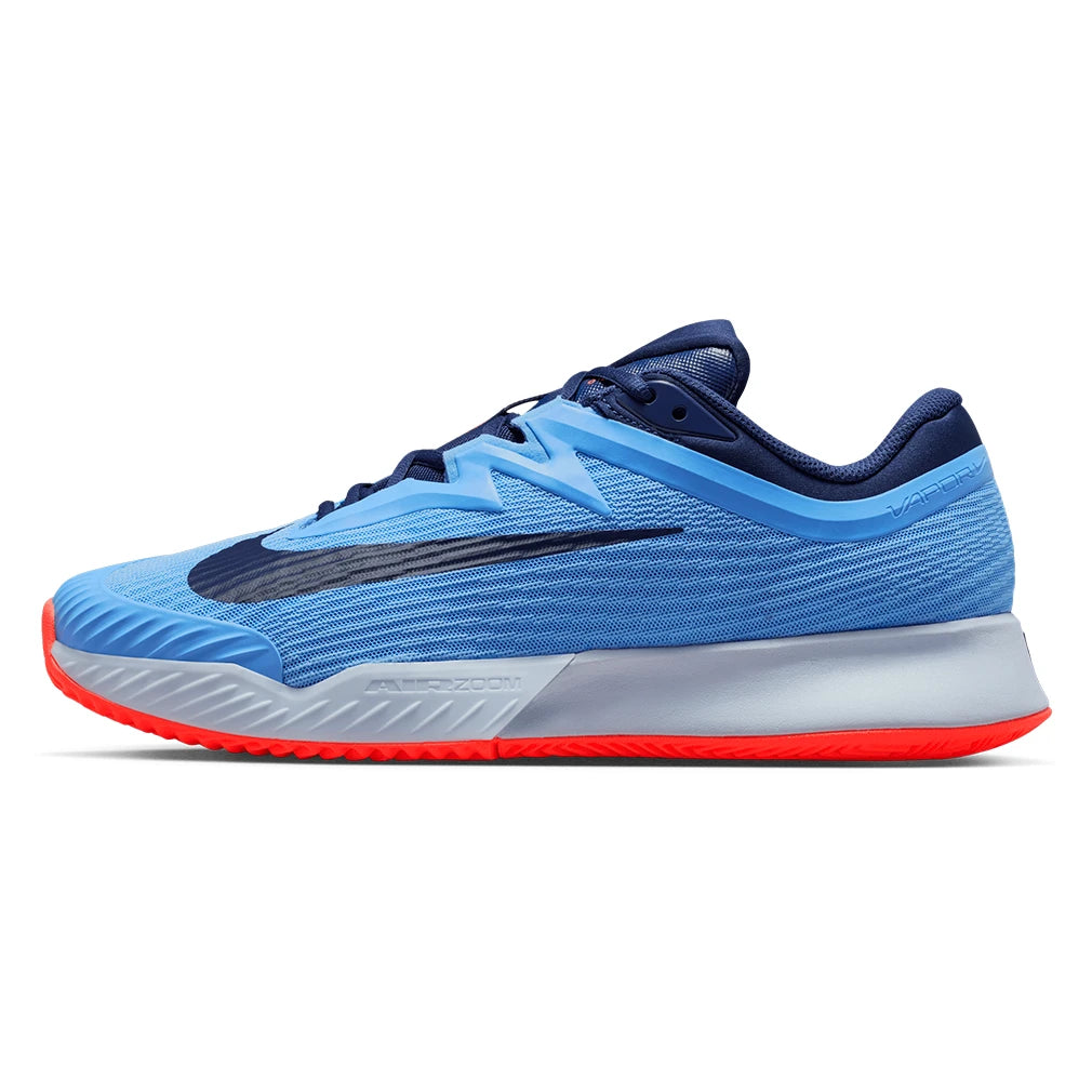 Men's Zoom Vapor Pro 3 Clay Shoes University Blue and Midnight Navy