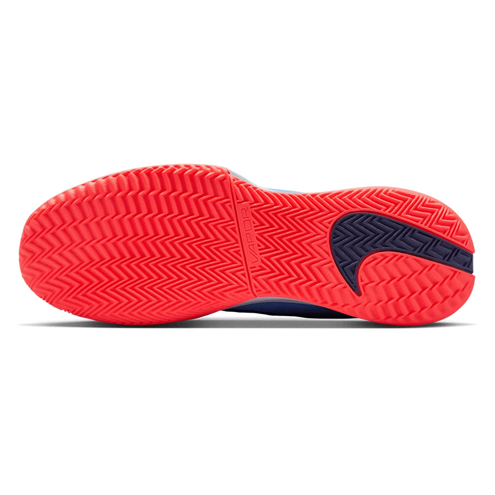 Men's Zoom Vapor Pro 3 Clay Shoes University Blue and Midnight Navy