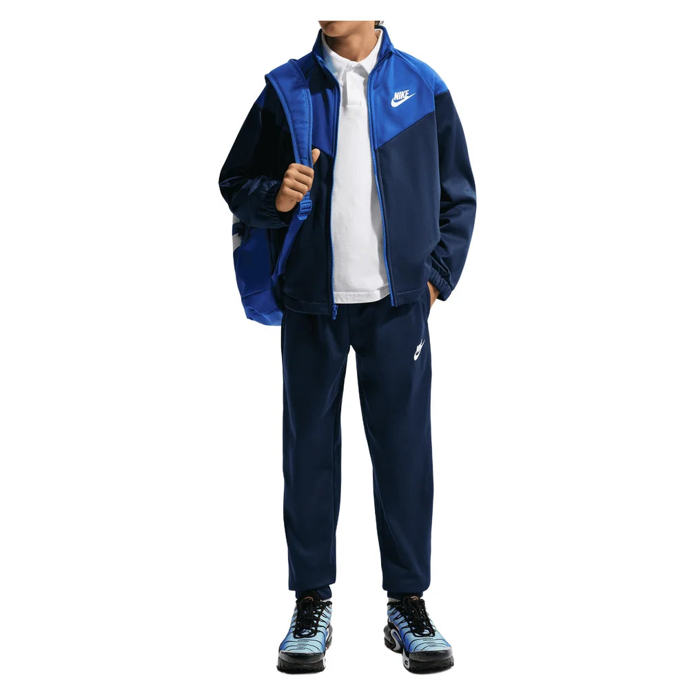 Juniors' Sportswear Dri-FIT Tracksuit, Nike, 413 Midnight Navy/Game Royal, Pickleball Express, HQ9315-H26-413-MIDNIGHT-NAVY-GAME-ROYAL-1