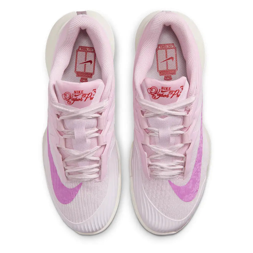 Women's Paris Vapor Pro 3 Premium Court Shoes Pearl Pink and Lt Magenta