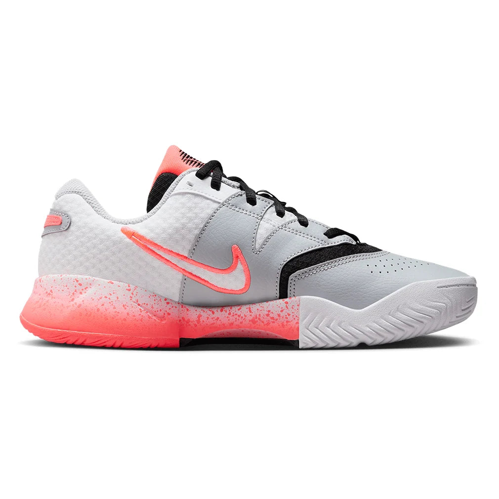 Women's Court Lite 4 Premium Shoes White and Hot Lava