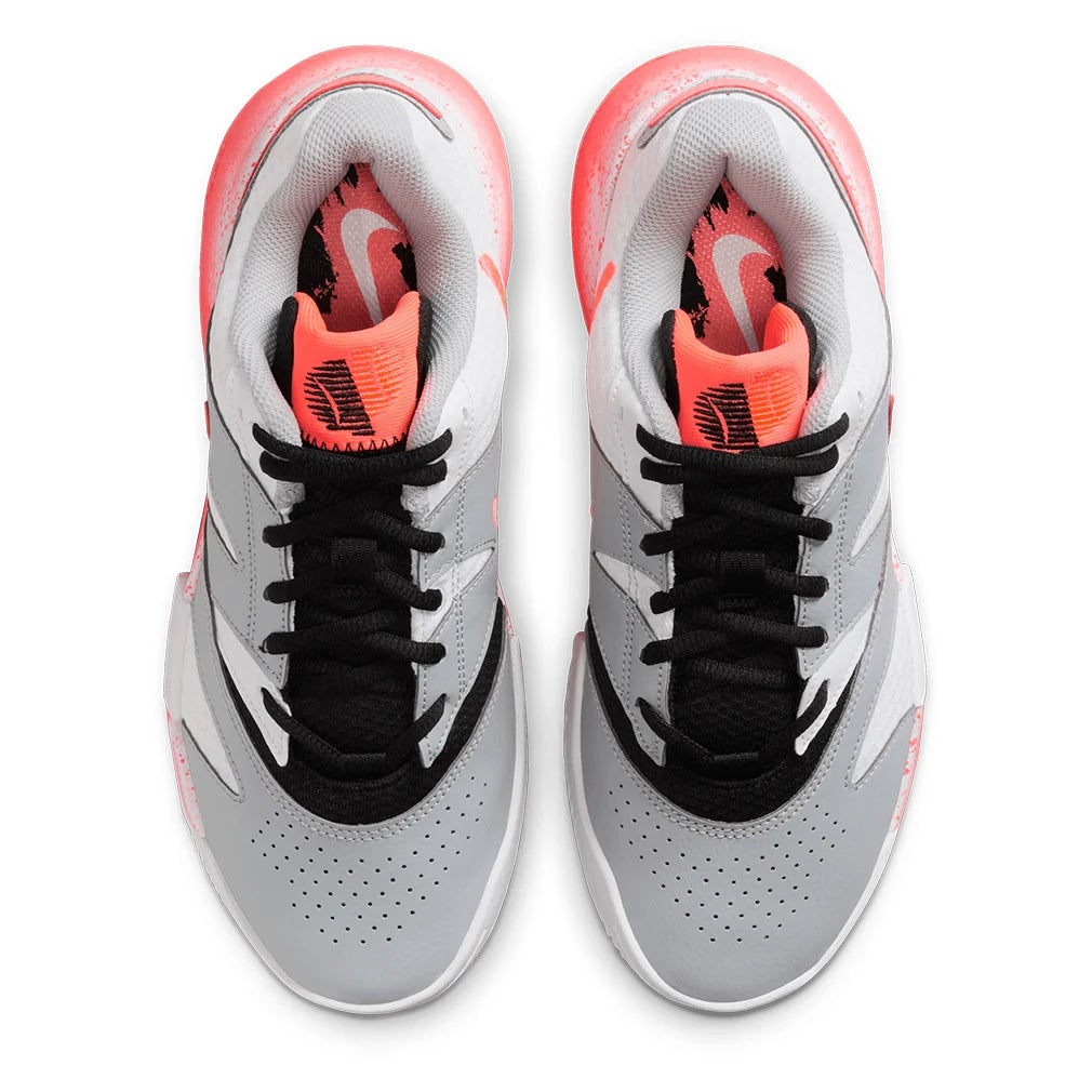 Women's Court Lite 4 Premium Shoes White and Hot Lava