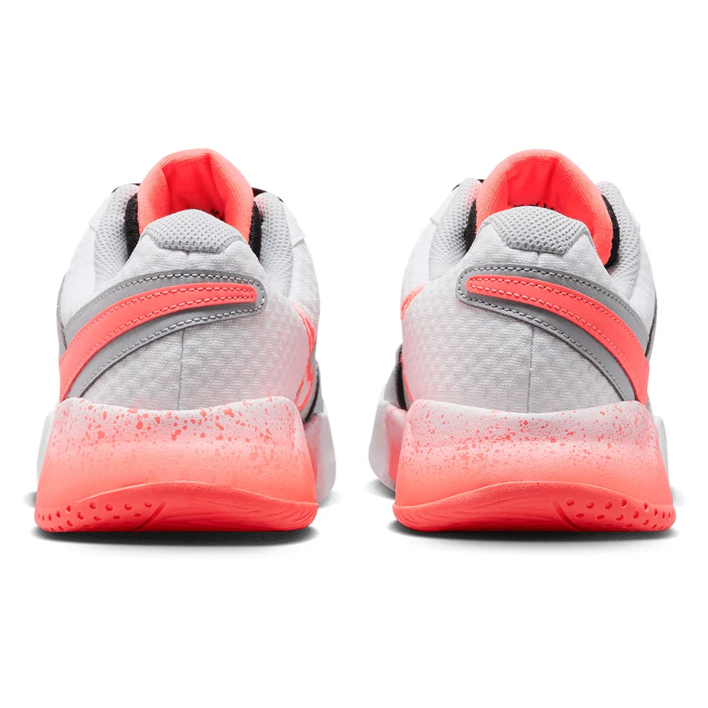 Women's Court Lite 4 Premium Shoes White and Hot Lava