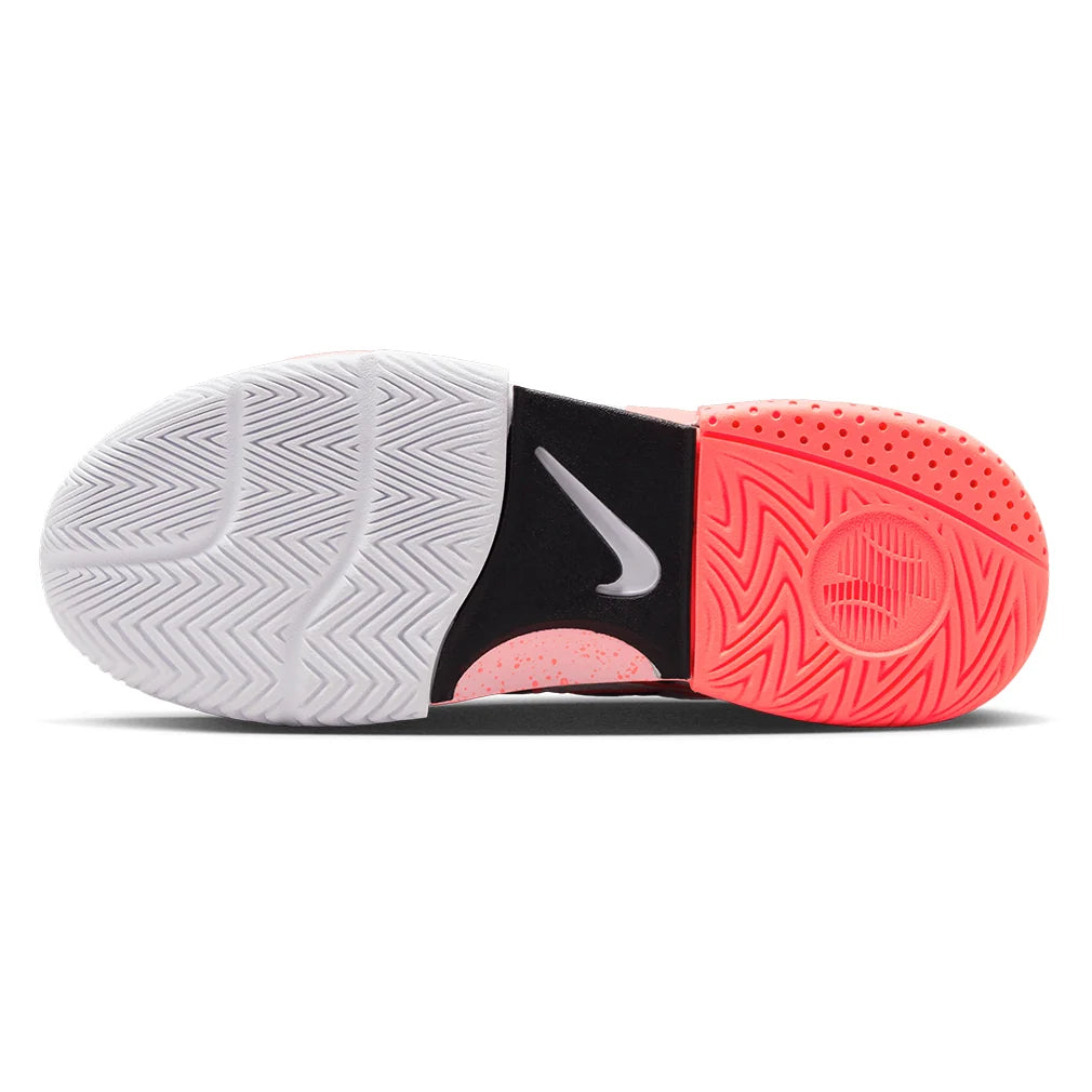 Women's Court Lite 4 Premium Shoes White and Hot Lava