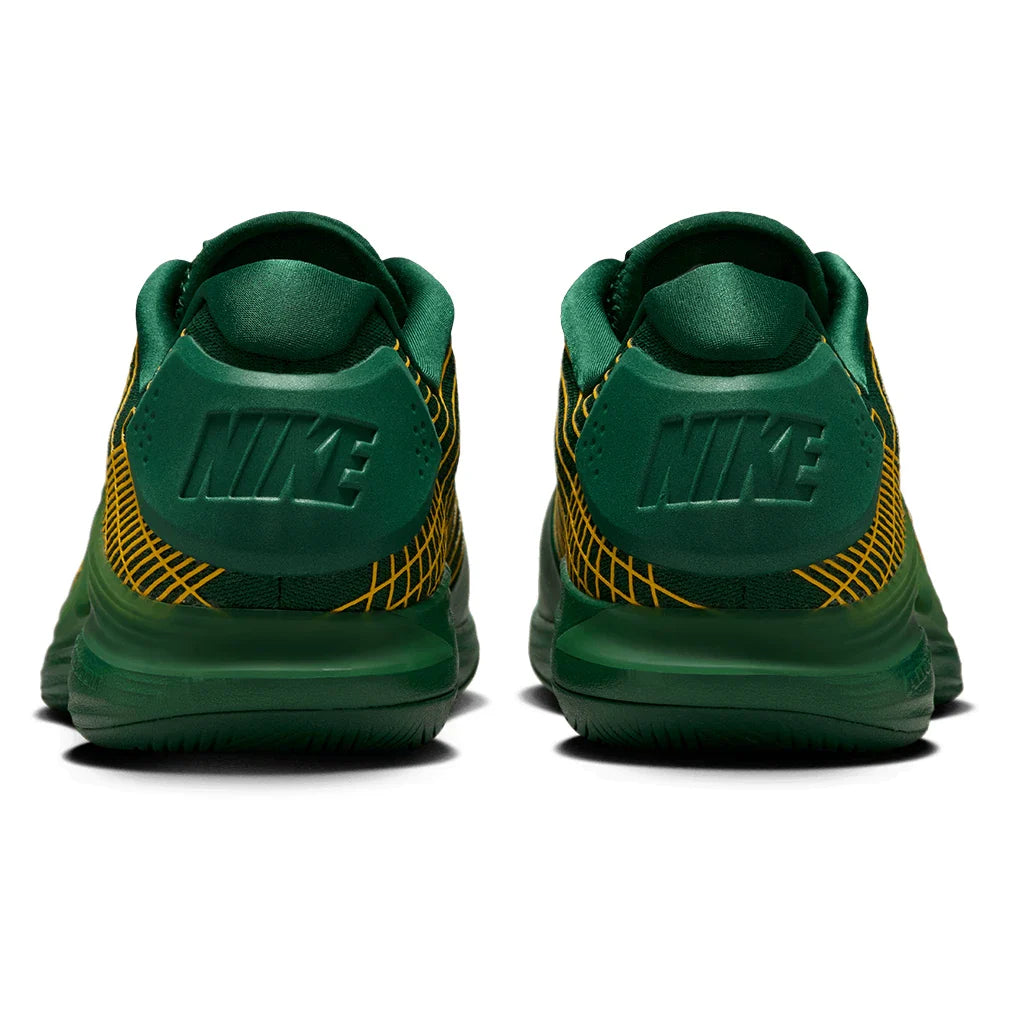 Men's London Zoom Vapor 12 Hypersmash Court Shoes Gorge Green and White