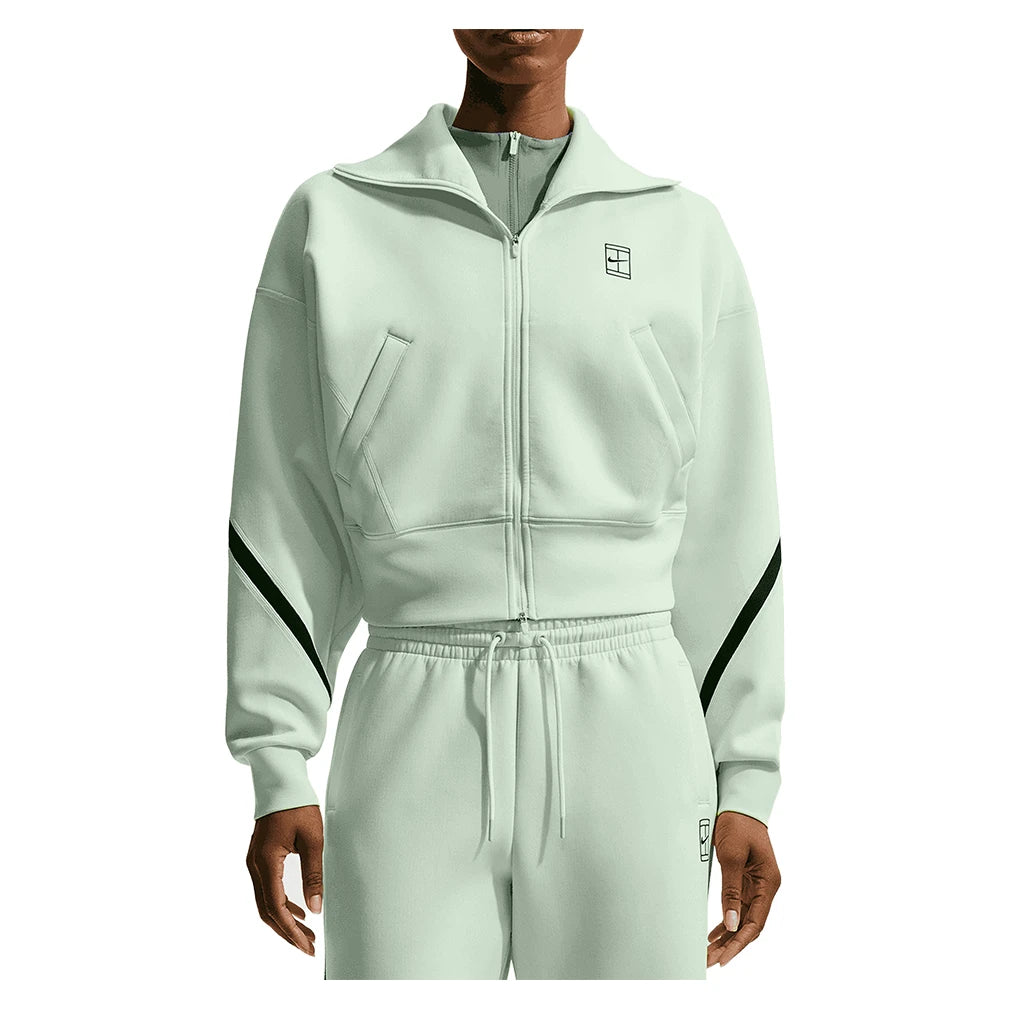 Women's Court Dri-FIT Advantage Full Zip Jacket Steam and White