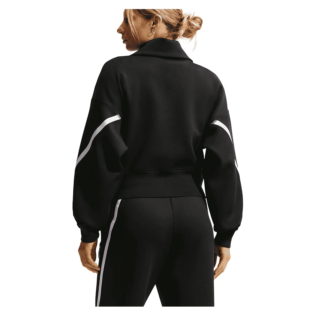 Women's Court Dri-FIT Advantage Full Zip Jacket Black and White