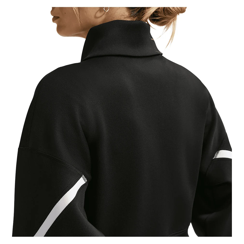 Women's Court Dri-FIT Advantage Full Zip Jacket Black and White