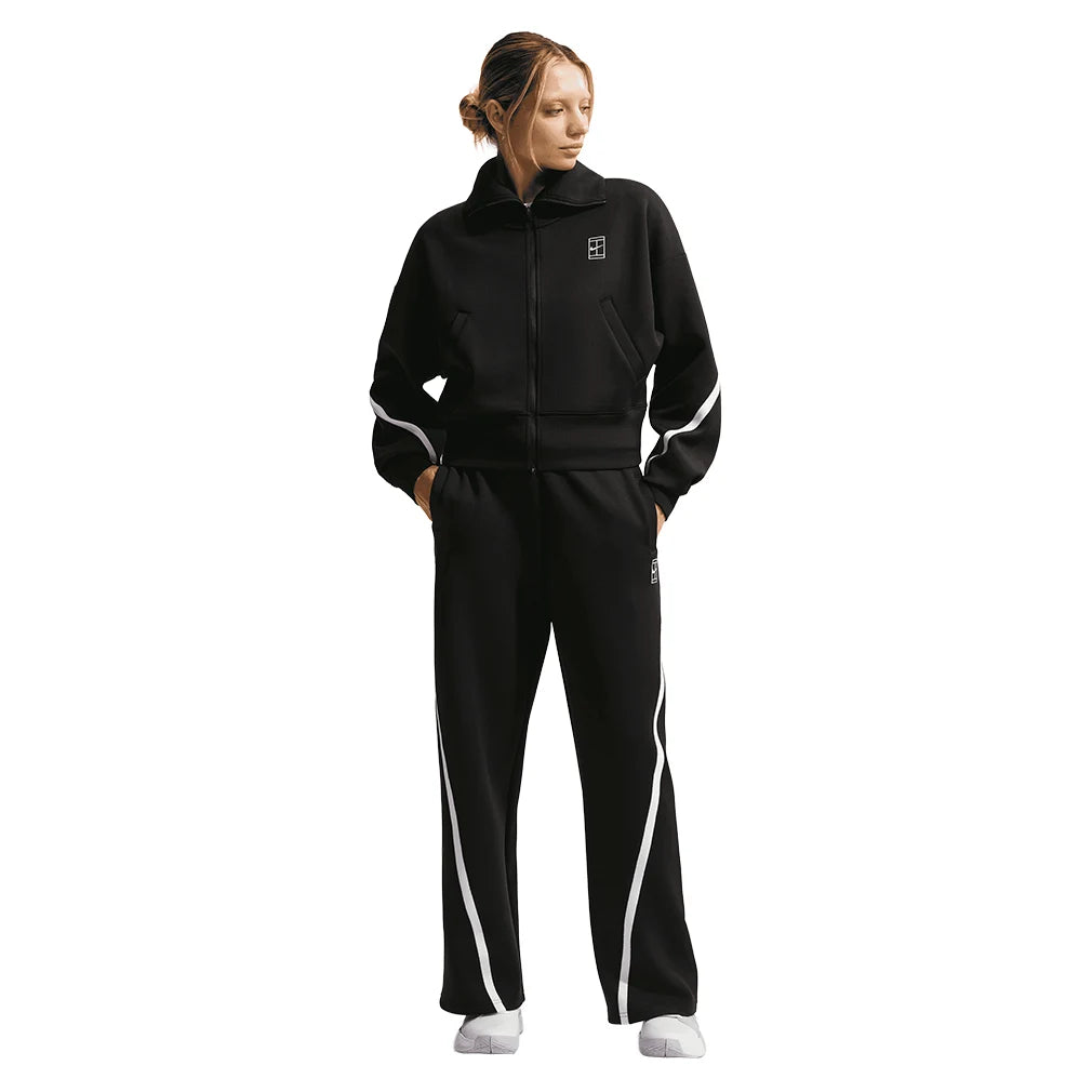 Women's Court Dri-FIT Advantage Full Zip Jacket Black and White