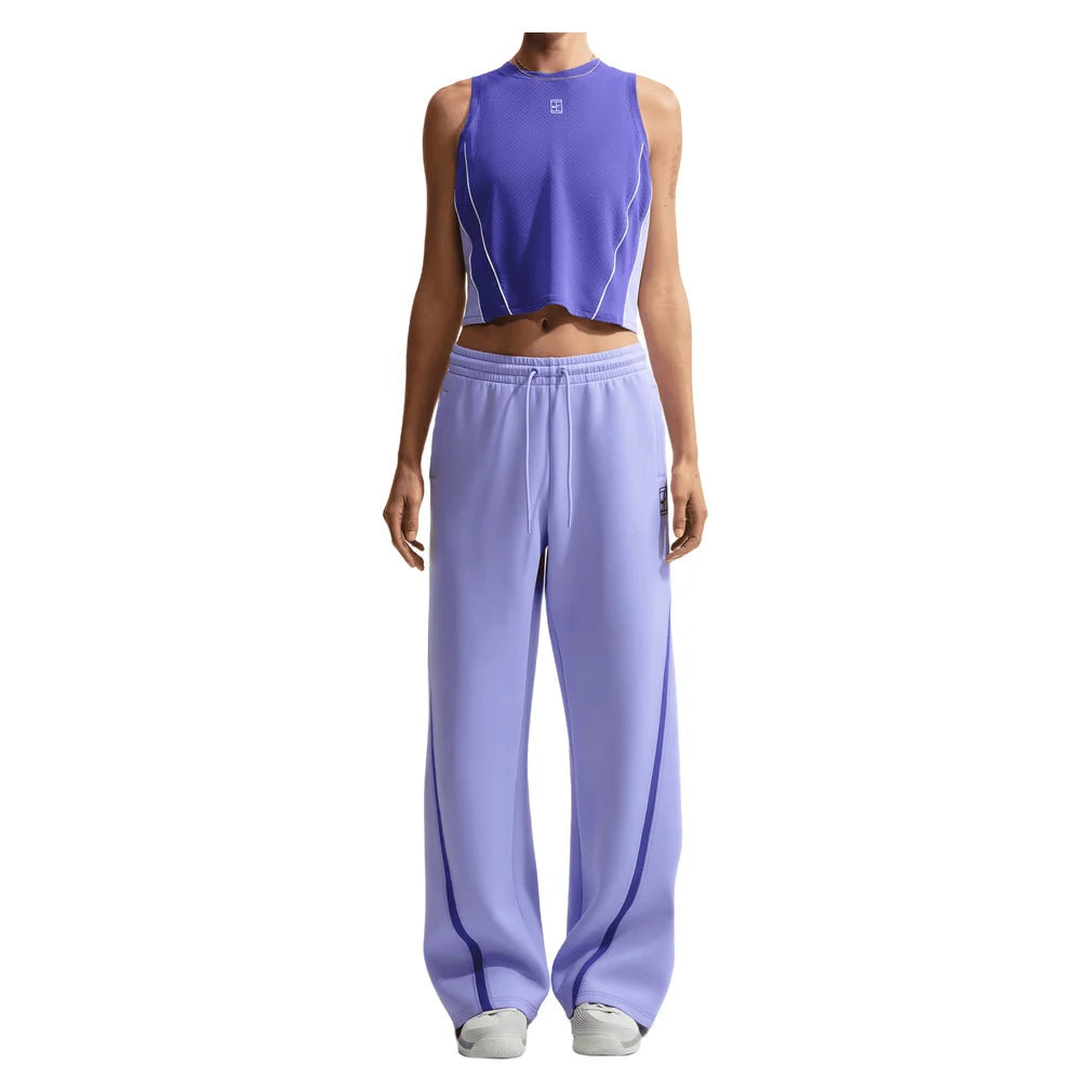 Women's Court Dri-FIT Advantage Mid-Rise Pant Purple Pulse and Black, Nike, Pickleball Express, IB0782-580H26-4
