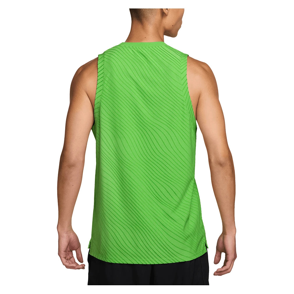 Men's Melbourne Court Dri-FIT Advantage Slam Tank Mean Green and Black