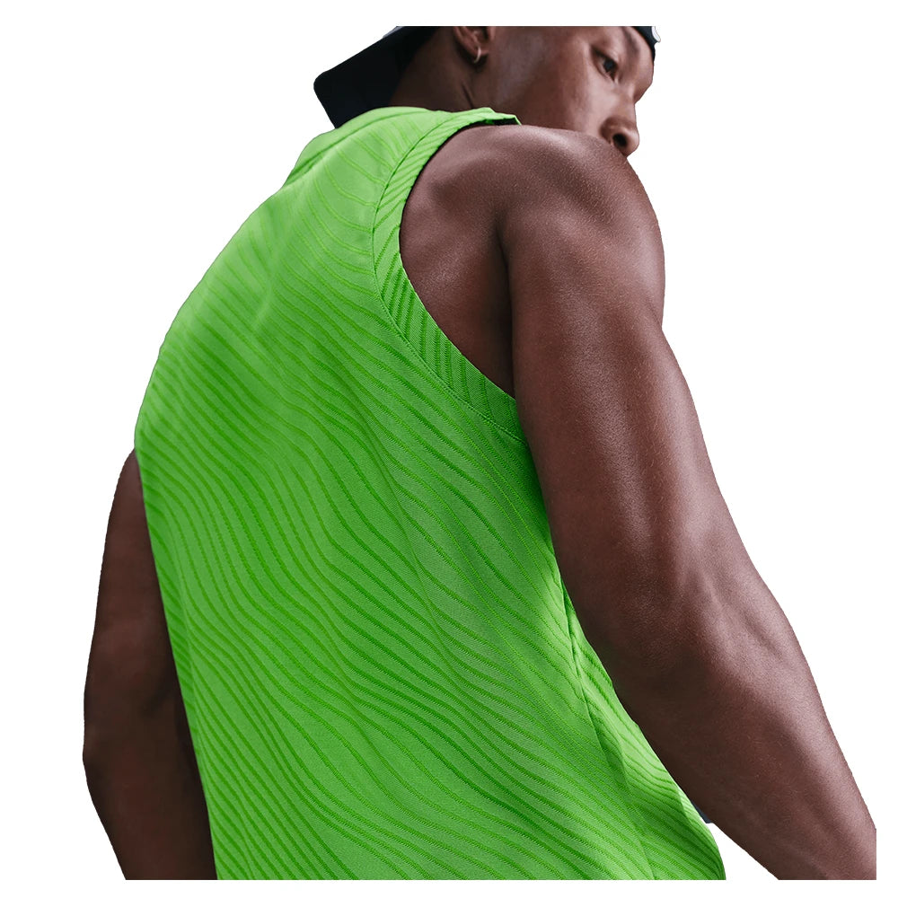 Men's Melbourne Court Dri-FIT Advantage Slam Tank Mean Green and Black