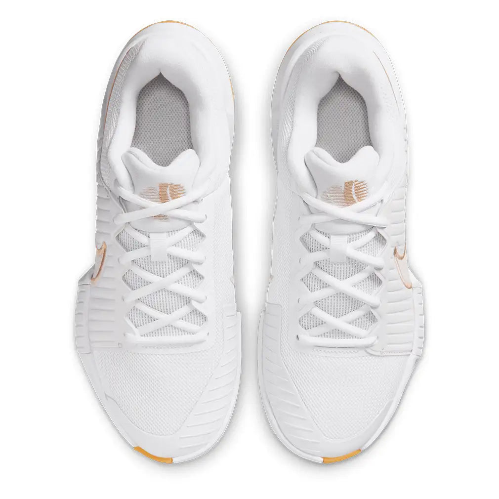 Women's GP Challenge Pro Shoes White and Lt Orewood Brown