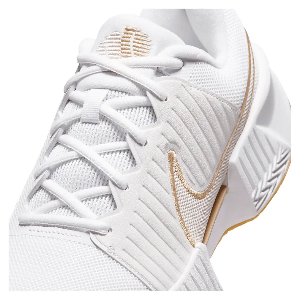 Women's GP Challenge Pro Shoes White and Lt Orewood Brown