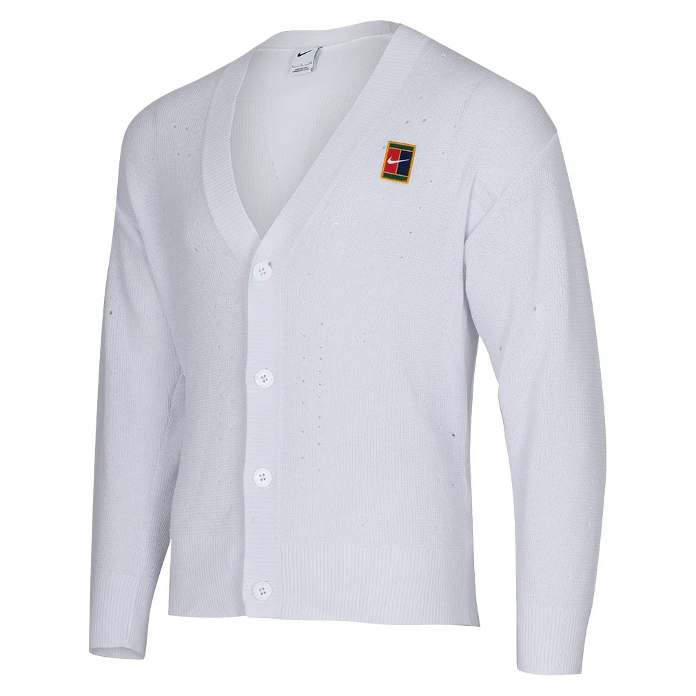 Men's London Court Slam Cardigan White