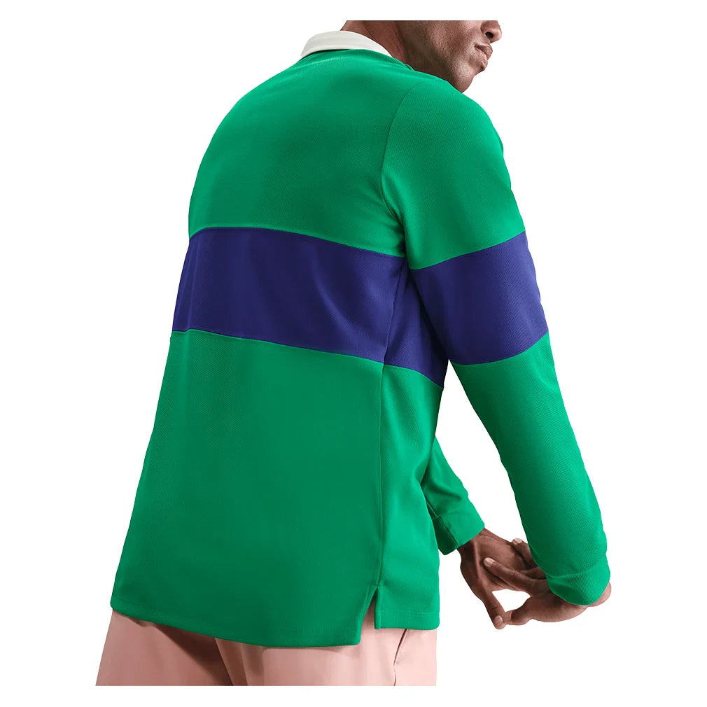 Men's Paris Court Dri-FIT Advantage Slam Long Sleeve Polo