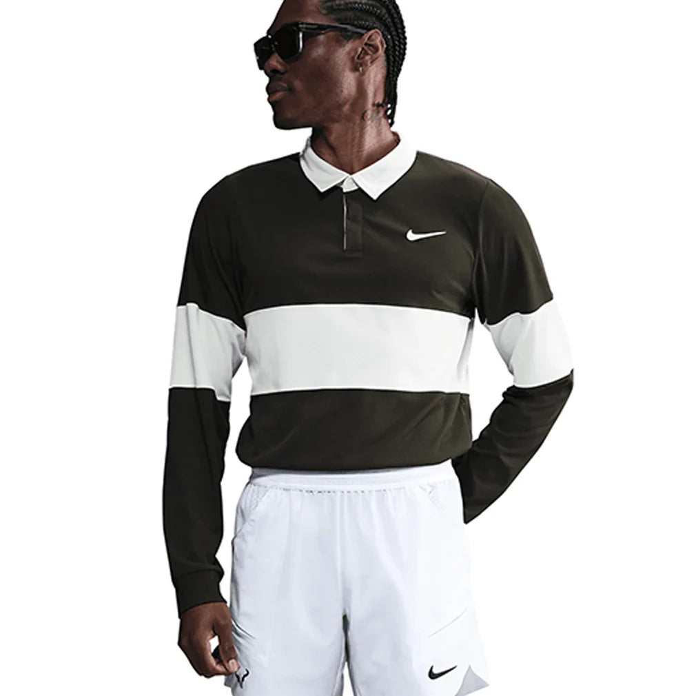 Men's Paris Court Dri-FIT Advantage Slam Long Sleeve Polo