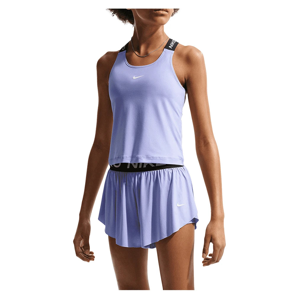 Girls' Pro Dri-FIT 2in1 Knit Training Short Light Thistle and Black