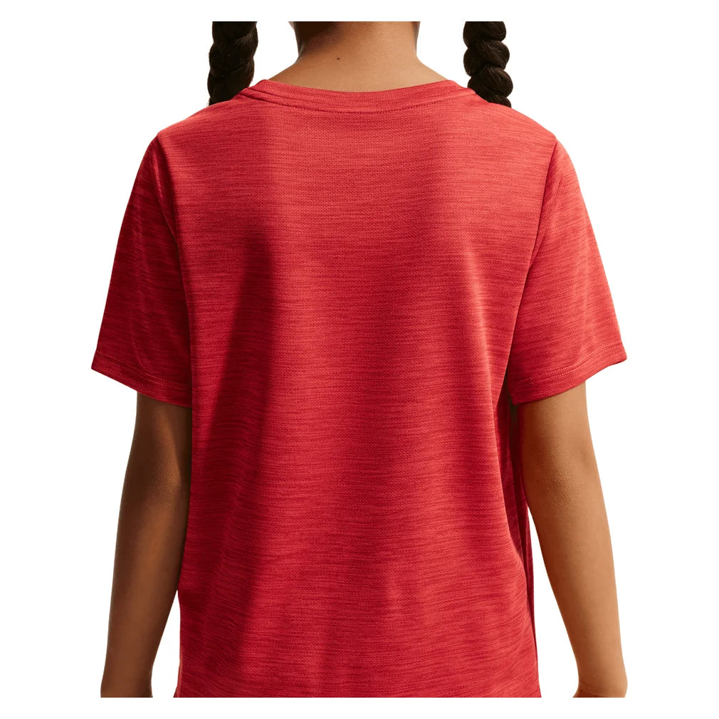 Boys' Dri-FIT Miler Short Sleeve Training Top, Nike, Pickleball Express, IF2425-H26-1