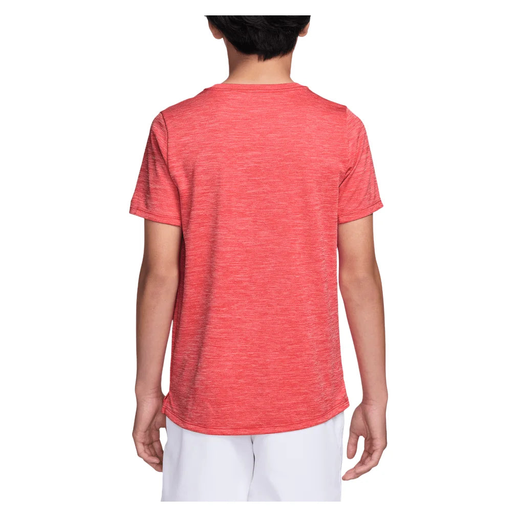 Boys' Dri-FIT Miler Short Sleeve Training Top, Nike, Pickleball Express, IF2425-H26-2