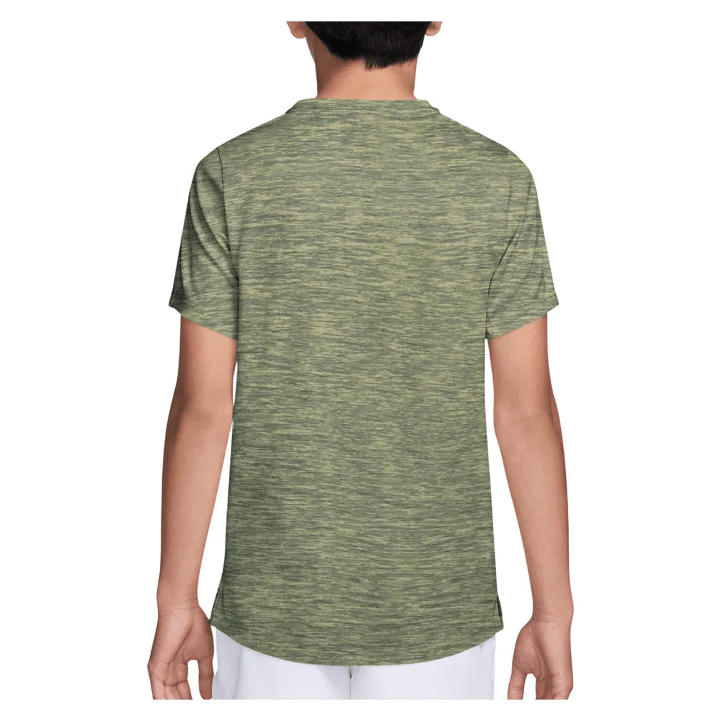 Boys' Dri-FIT Miler Short Sleeve Training Top, Nike, Pickleball Express, IF2425-H26-8