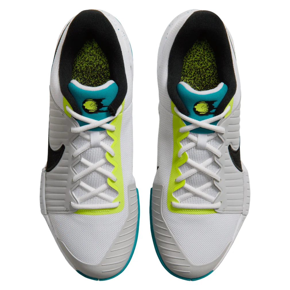 Men's GP Challenge Pro Shoes White and Volt, Nike, Pickleball Express, IF7052-103H26-2