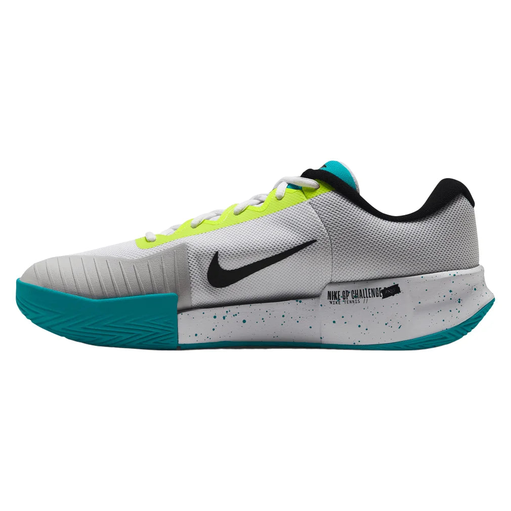 Men's GP Challenge Pro Shoes White and Volt, Nike, Pickleball Express, IF7052-103H26-5