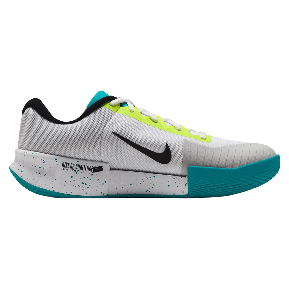 Men's GP Challenge Pro Shoes White and Volt, Nike, Pickleball Express, IF7052-103H26-7