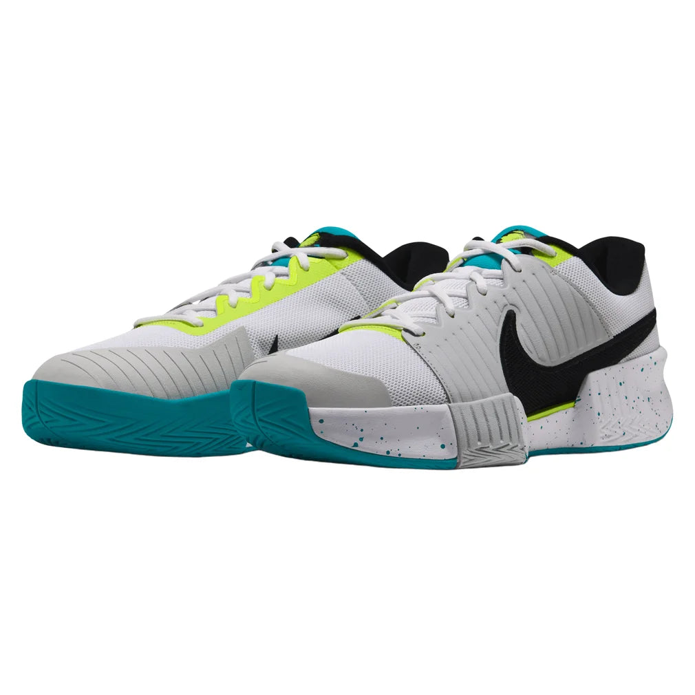 Men's GP Challenge Pro Shoes White and Volt, Nike, White/Volt, Pickleball Express, IF7052-103H26-WHITE-VOLT-1