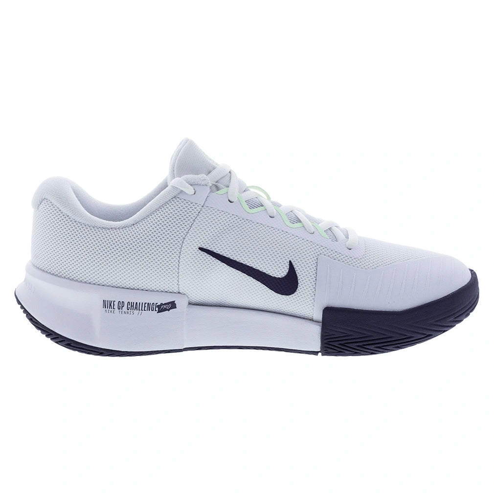 Men's GP Challenge Pro Shoes White and Dark Raisin