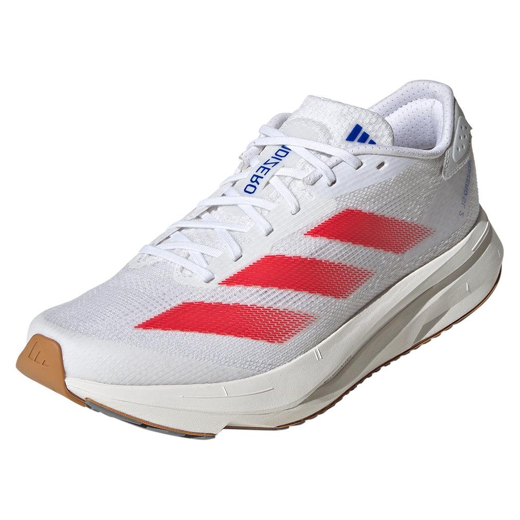 Women's Adizero SL2 Running Court Shoes White and Pure Ruby