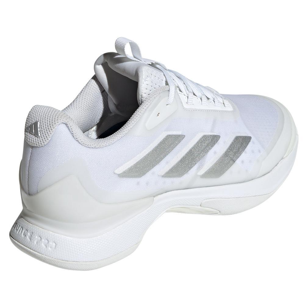 Women's Avacourt 2 Court Shoes White and Silver Metallic