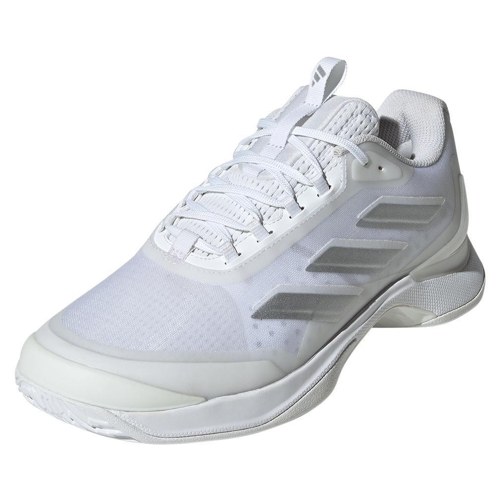 Women's Avacourt 2 Court Shoes White and Silver Metallic