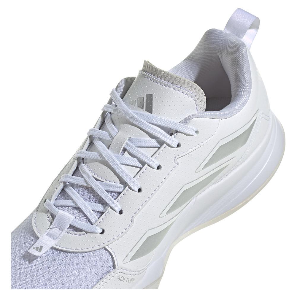Women's AvaFlash Shoes White and Metallic Silver