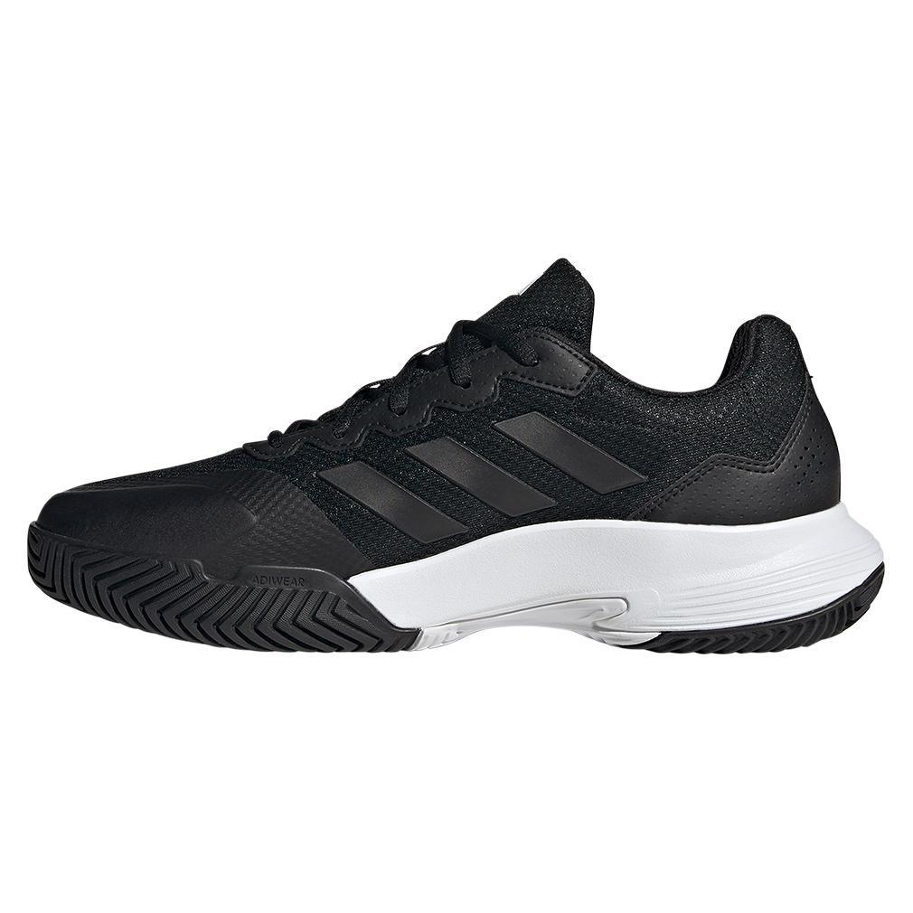 Mens Gamecourt 2 Court Shoes Black and White