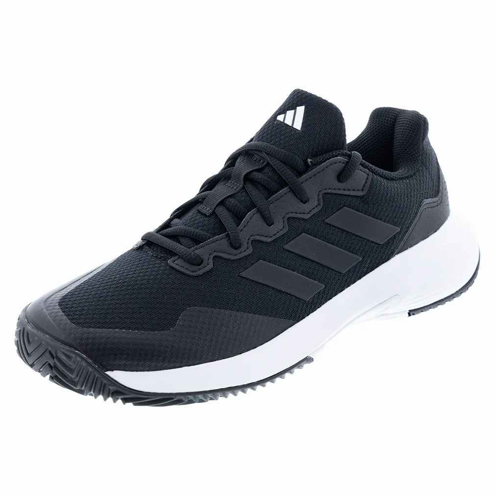 Mens Gamecourt 2 Court Shoes Black and White
