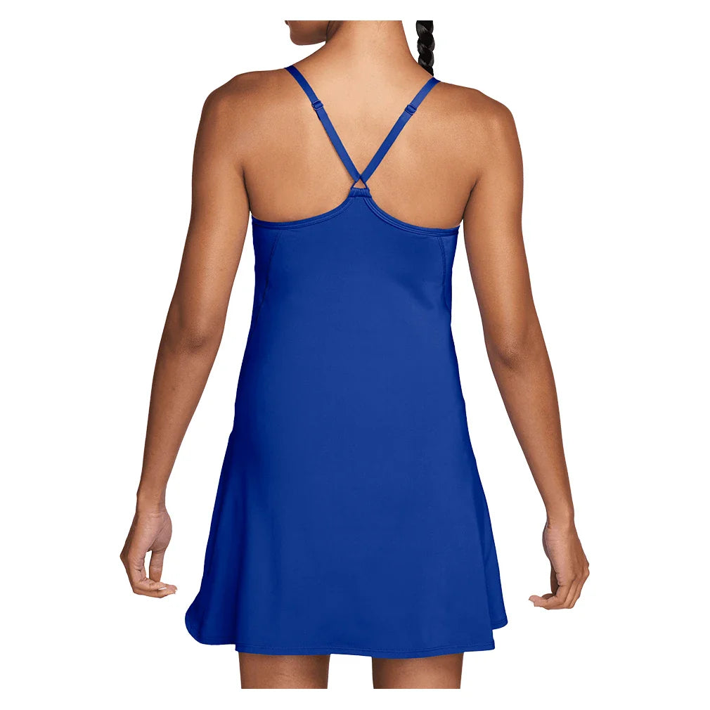 Women's Court Dri-FIT Advantage Strap Dress Old Royal and White