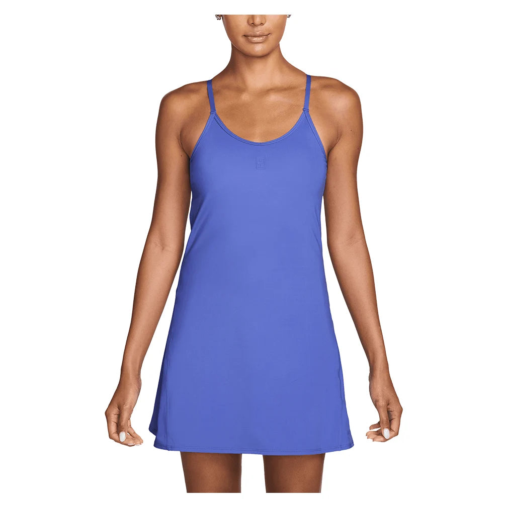Women's Court Dri-FIT Advantage Strap Dress Sapphire and Black